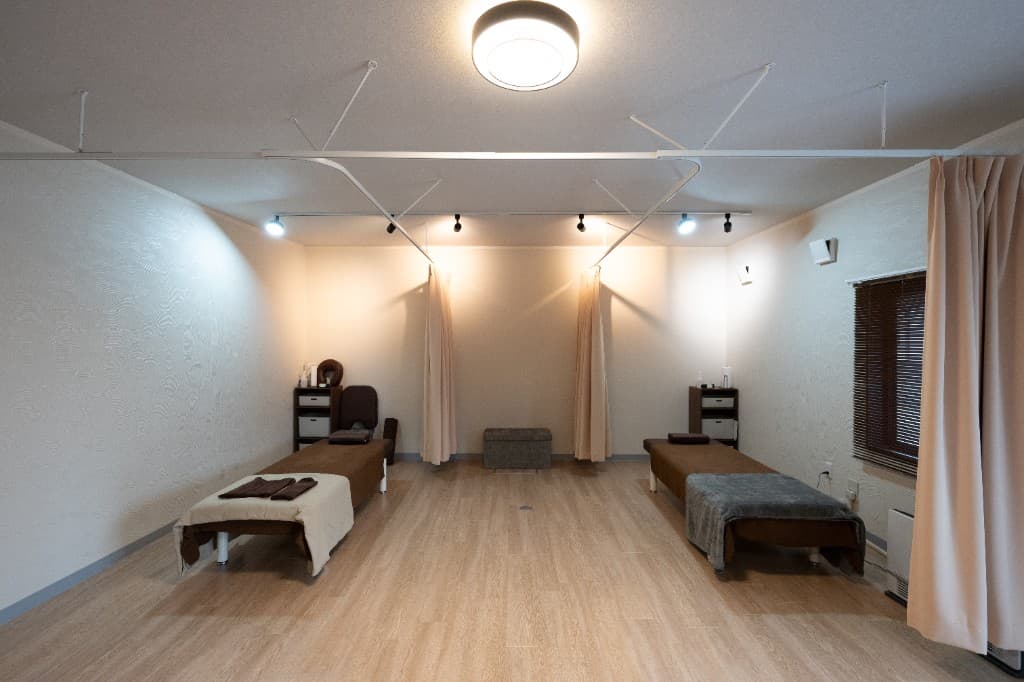 まれ鍼灸院の施術室内
